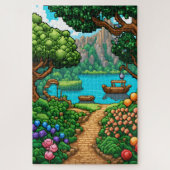 Landschaft für das Abenteuer in Pixel Art Puzzle (Vertikal)