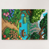 Landschaft für das Abenteuer in Pixel Art Puzzle (Horizontal)