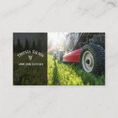 Landschaft für die Pflege beruflicher Rasenflächen Visitenkarte (Vorderseite)