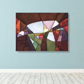 Landschaft - gearbeitete Leinwand (Insitu (Holzboden))