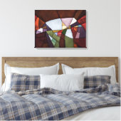 Landschaft - gearbeitete Leinwand (Insitu (Schlafzimmer))