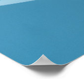 Landschaft gefroren mit Eisbogen Poster (Ecke)