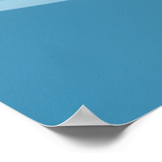 Landschaft gefroren mit Eisbogen Poster (Ecke)