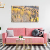 Landschaft Gelb Orange Alaska Herbstsonne Lavas Pr Leinwanddruck (Insitu (Wohnzimmer))