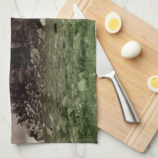 Landschaft Geschirrtuch (Viertel Falte)