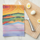 Landschaft Geschirrtuch (Viertel Falte)