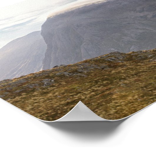 Landschaft Glencoe Berg Panorama Poster (Ecke)
