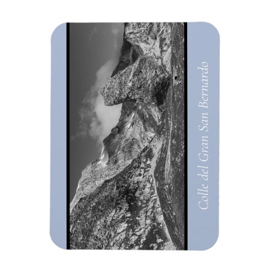 Landschaft Gran San Bernardo Magnet (Vertikal)