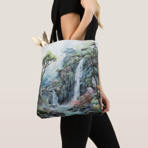 Landschaft Grün Natur Asien Tasche