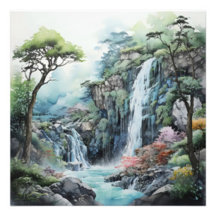 Landschaft Grüne Natur Asien Fotodruck