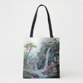 Landschaft Grüne Natur Asien Tasche (Vorderseite)