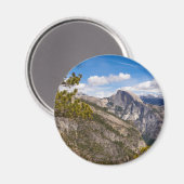 Landschaft Halb Dome, Kalifornien Magnet (Vorderseite/Rückseite)