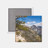 Landschaft Halb Dome, Kalifornien Magnet (Vorderseite/Rückseite)