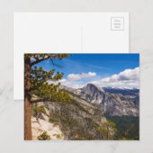 Landschaft Halb Dome, Kalifornien Postkarte (Vorne/Hinten)