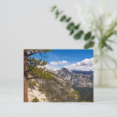 Landschaft Halb Dome, Kalifornien Postkarte (Stehend Vorderseite)