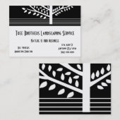 Landschaft hält Visitenkarte instand (Vorne/Hinten)