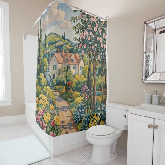 Landschaft Haven Duschvorhang (Beispiel)