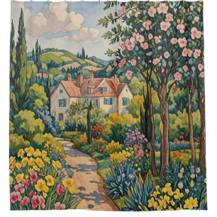 Landschaft Haven Duschvorhang