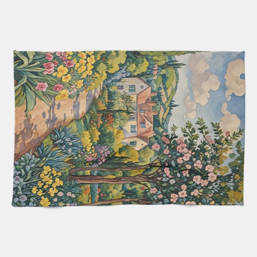 Landschaft Haven Geschirrtuch (Horizontal)