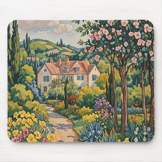 Landschaft Haven Mousepad (Vorne)