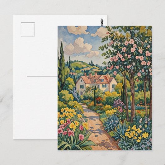 Landschaft Haven Postkarte (Vorne/Hinten)