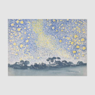 Landschaft Henri-Edmond mit Sternenmalerei Seidenpapier