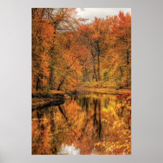 Landschaft - Herbst in New Jersey Poster