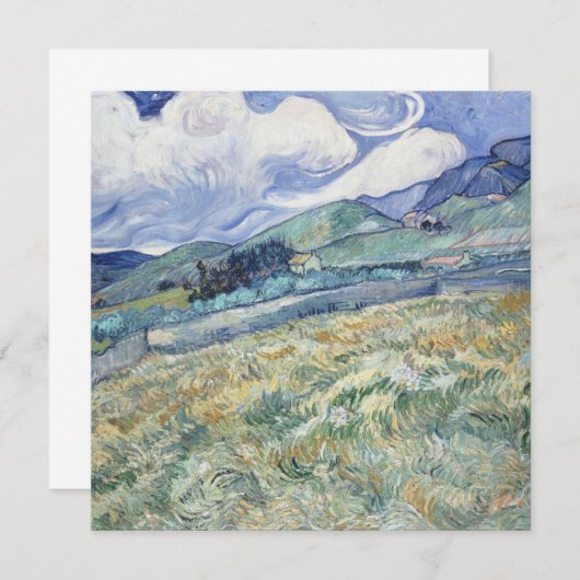 Landschaft hinter Saint-Paul Vincent van Gogh (Vorne/Hinten)