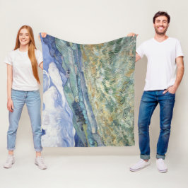 Landschaft hinter Saint-Paul Vincent van Gogh Fleecedecke