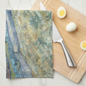Landschaft hinter Saint-Paul Vincent van Gogh Geschirrtuch (Viertel Falte)