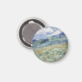 Landschaft hinter Saint-Paul Vincent van Gogh Magnet (Vorderseite/Rückseite)