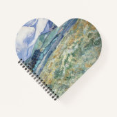 Landschaft hinter Saint-Paul Vincent van Gogh Notizblock (Vorderseite)