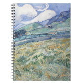 Landschaft hinter Saint-Paul Vincent van Gogh Notizblock (Vorderseite)