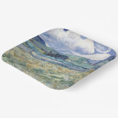 Landschaft hinter Saint-Paul Vincent van Gogh Pappteller (Gewinkelt)