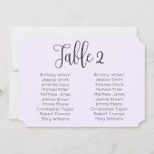 Landschaft Hochzeitskarte. Lila Moderne Einladung (Vorderseite)