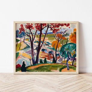 Landschaft, Huntingdon Tal Henry Lyman Saően Poster