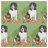 Landschaft im Gartengewebe Stoff (Muster)