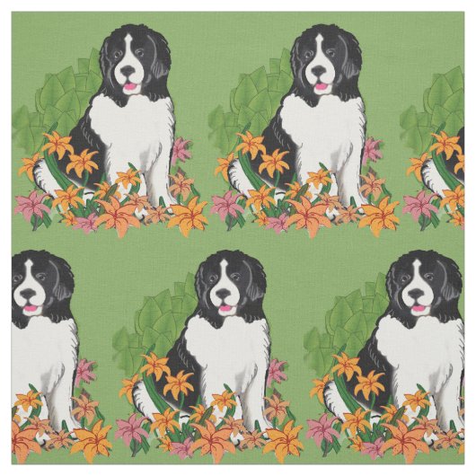 Landschaft im Gartengewebe Stoff (Muster)