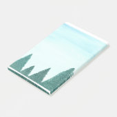 Landschaft im Grünen Post-it Klebezettel (angewinkelt)