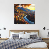 Landschaft im Herbst anzeigen 3 Leinwanddruck (Insitu (Schlafzimmer))