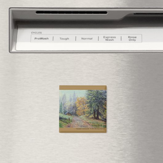 "Landschaft im Herbst" Magnet (In Situ (Geschirrspüler))