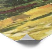 Landschaft im Jas-de-Bouffan - Paul Cezanne Poster (Ecke)