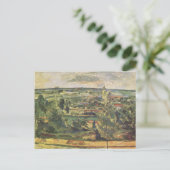 Landschaft im Jas-de-Bouffan - Paul Cezanne Postkarte (Stehend Vorderseite)