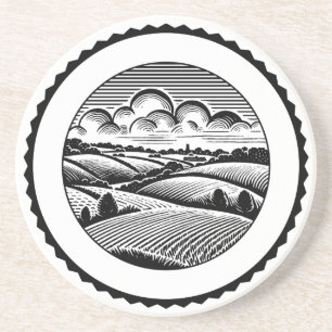 Landschaft im ländlichen Raum 04 Getränkeuntersetzer