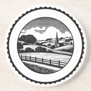 Landschaft im ländlichen Raum 05 Getränkeuntersetzer