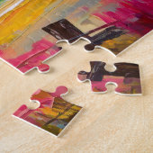 Landschaft im ländlichen Raum Moderne Abstrakte Ku Puzzle (Seite)