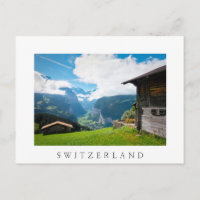 Landschaft im Lauterbrunnen Tal der Schweiz
