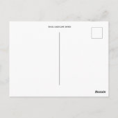 Landschaft im Mai Postkarte (Rückseite)