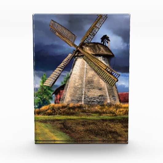 Landschaft im niederländischen Foto Block (Vorderseite)