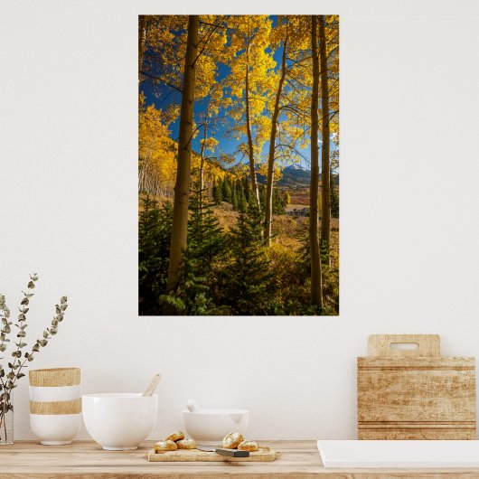 Landschaft im San Juan Gebirge Poster (Küche)